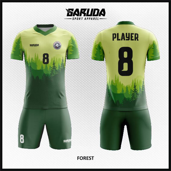 desain jersey futsal hijau